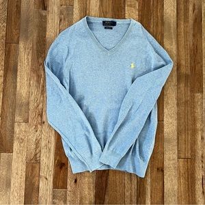 Polo Ralph Lauren V Neck Sweater - Blue